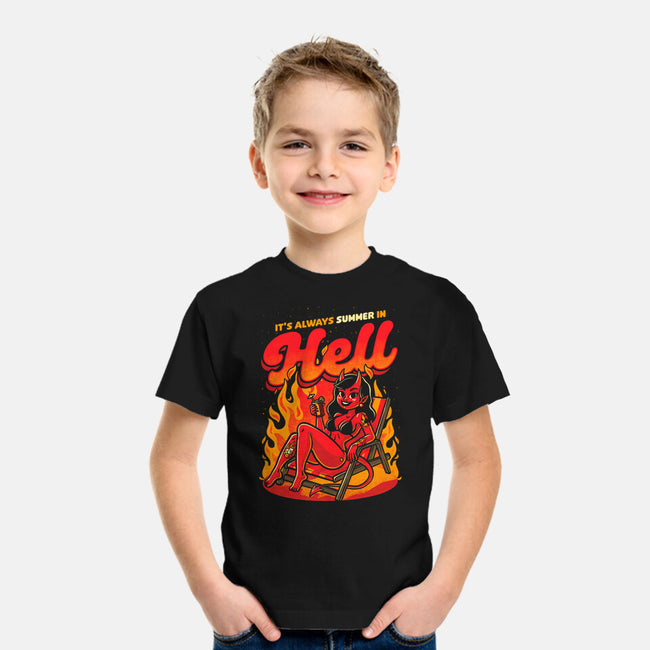 Summer Pinup Devil-Youth-Basic-Tee-Studio Mootant