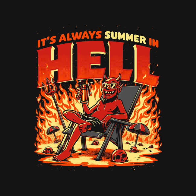 Summer In Hell-Womens-Fitted-Tee-Studio Mootant