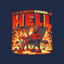 Summer In Hell-None-Removable Cover-Throw Pillow-Studio Mootant