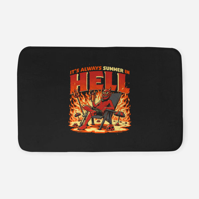 Summer In Hell-None-Memory Foam-Bath Mat-Studio Mootant