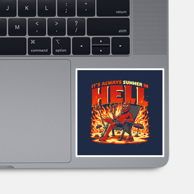 Summer In Hell-None-Glossy-Sticker-Studio Mootant