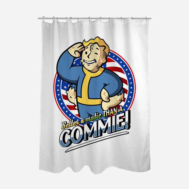 Better A Mutie-None-Polyester-Shower Curtain-demonigote