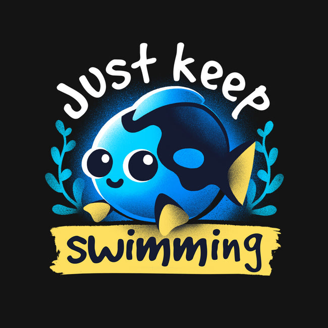 Cute Just Keep Swimming-Mens-Long Sleeved-Tee-NemiMakeit