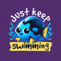 Cute Just Keep Swimming-None-Indoor-Rug-NemiMakeit