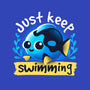 Cute Just Keep Swimming-Mens-Long Sleeved-Tee-NemiMakeit