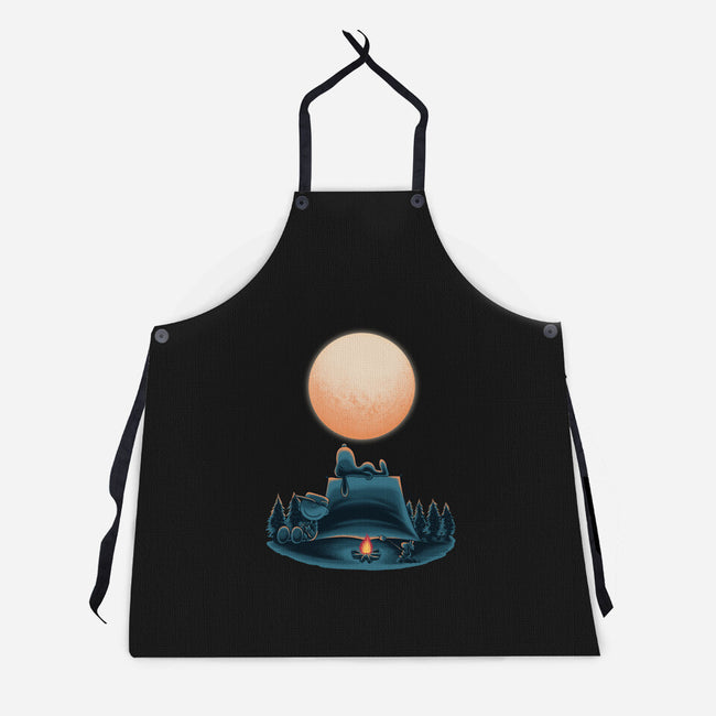 Happiness Is Camping-Unisex-Kitchen-Apron-rmatix