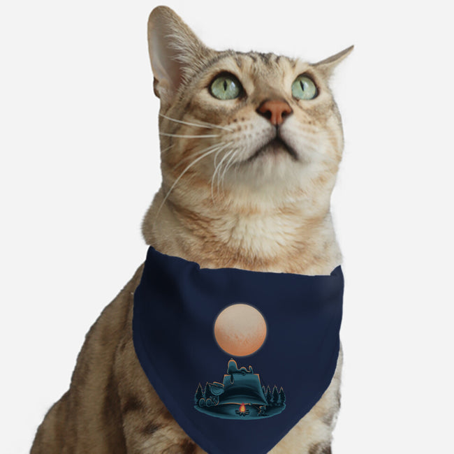 Happiness Is Camping-Cat-Adjustable-Pet Collar-rmatix