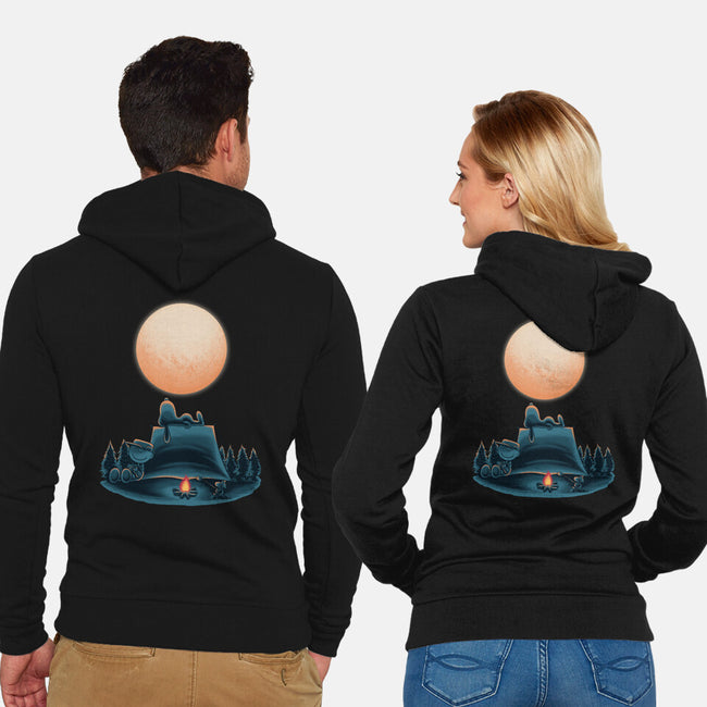 Happiness Is Camping-Unisex-Zip-Up-Sweatshirt-rmatix