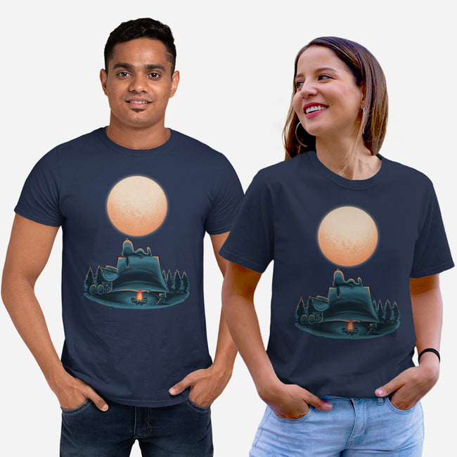 Happiness Is Camping-Unisex-Basic-Tee-rmatix