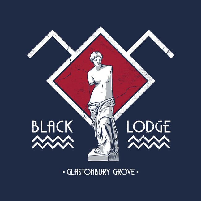 Black Lodge-Womens-V-Neck-Tee-Nemons