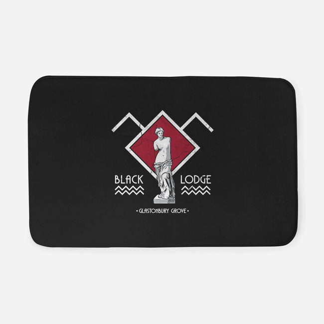 Black Lodge-None-Memory Foam-Bath Mat-Nemons