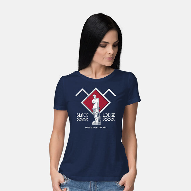 Black Lodge-Womens-Basic-Tee-Nemons