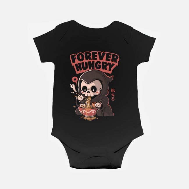 Forever Hungry-Baby-Basic-Onesie-eduely