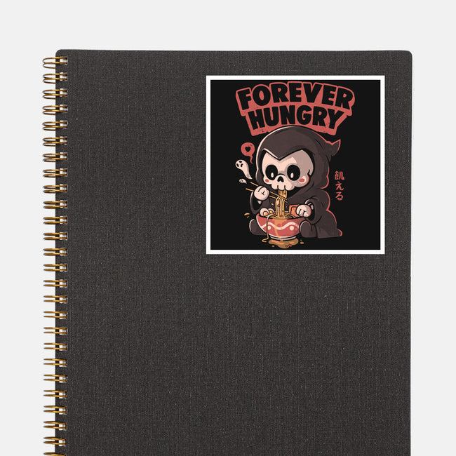 Forever Hungry-None-Glossy-Sticker-eduely