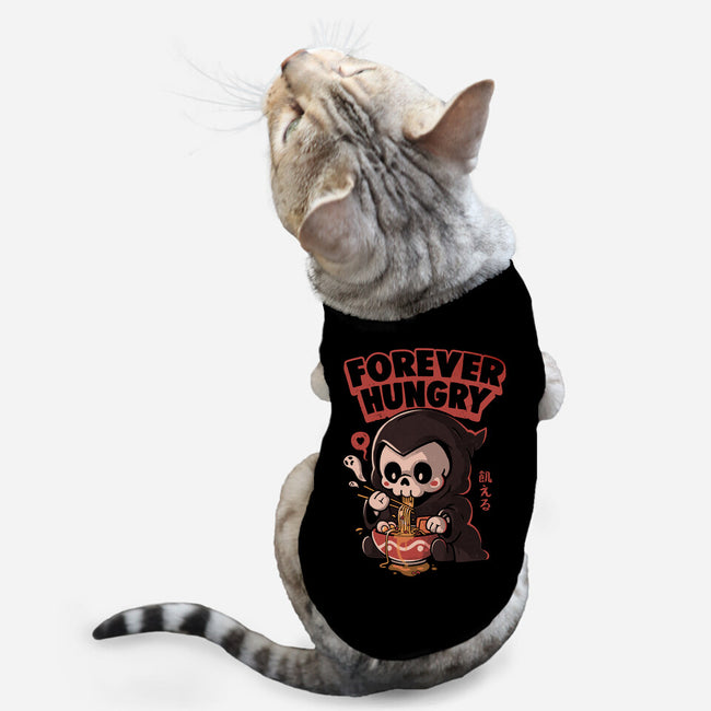 Forever Hungry-Cat-Basic-Pet Tank-eduely