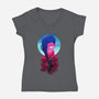 Wanna Join Me-Womens-V-Neck-Tee-dandingeroz