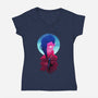 Wanna Join Me-Womens-V-Neck-Tee-dandingeroz