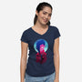 Wanna Join Me-Womens-V-Neck-Tee-dandingeroz