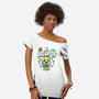 Awakening Retro Cartoon-Womens-Off Shoulder-Tee-Donnie