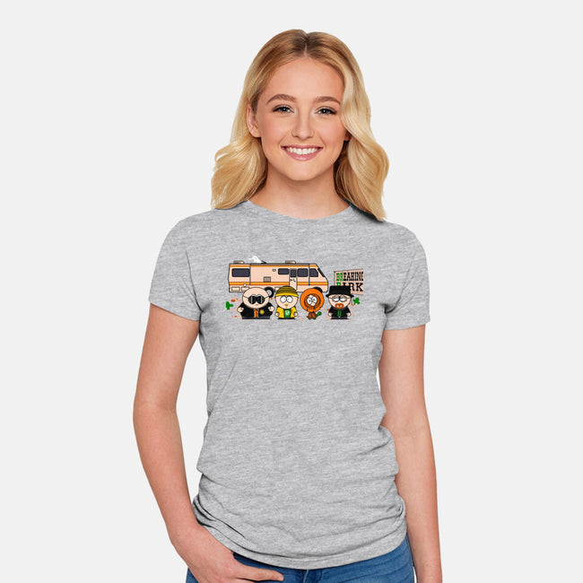 Breaking Park-Womens-Fitted-Tee-Donnie