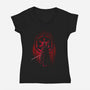 Shadow Of The Empire-Womens-V-Neck-Tee-Donnie