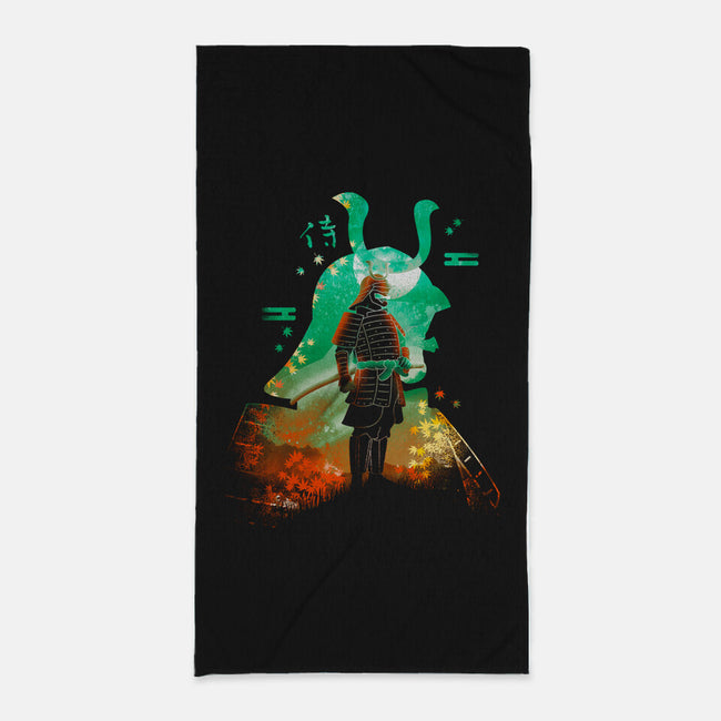 Negative Aki Samurai-None-Beach-Towel-Donnie