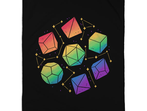 Rainbow Galaxy DND Dice