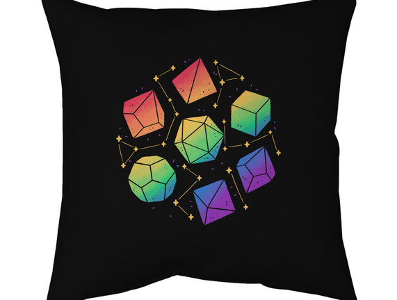 Rainbow Galaxy DND Dice