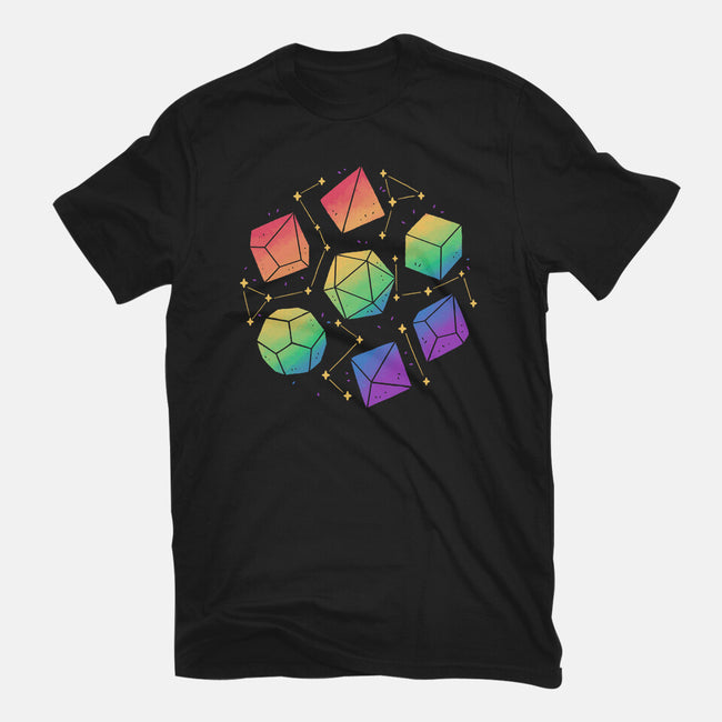 Rainbow Galaxy DND Dice-Mens-Heavyweight-Tee-xMorfina