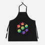 Rainbow Galaxy DND Dice-Unisex-Kitchen-Apron-xMorfina