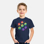 Rainbow Galaxy DND Dice-Youth-Basic-Tee-xMorfina