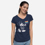 Mickey Pride-Womens-V-Neck-Tee-xMorfina