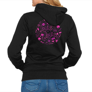 Love Is Love Pink Skulls