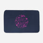 Love Is Love Pink Skulls-None-Memory Foam-Bath Mat-xMorfina