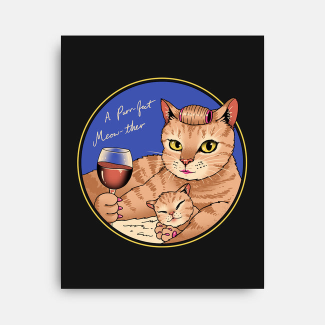 Purrfect Meowther-None-Stretched-Canvas-vp021