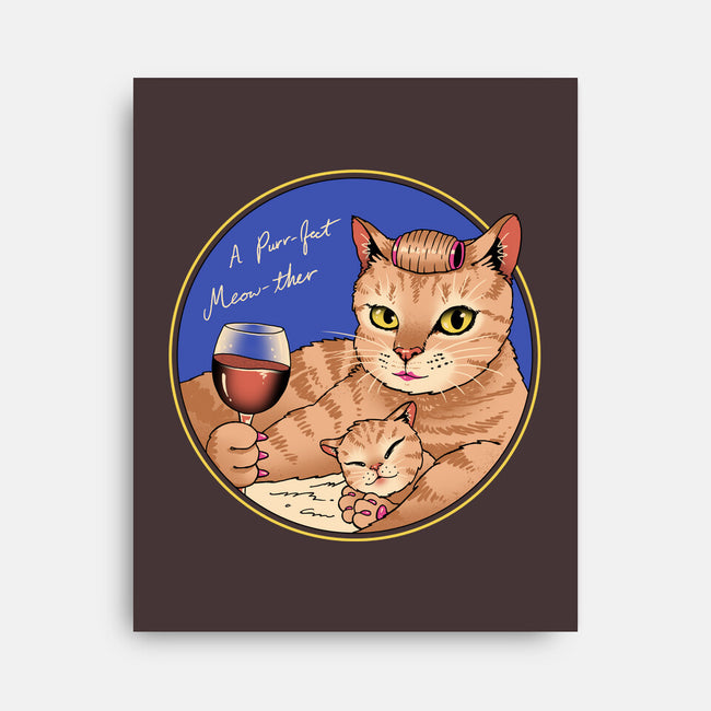 Purrfect Meowther-None-Stretched-Canvas-vp021