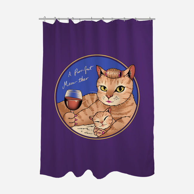 Purrfect Meowther-None-Polyester-Shower Curtain-vp021