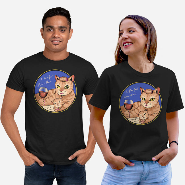 Purrfect Meowther-Unisex-Basic-Tee-vp021