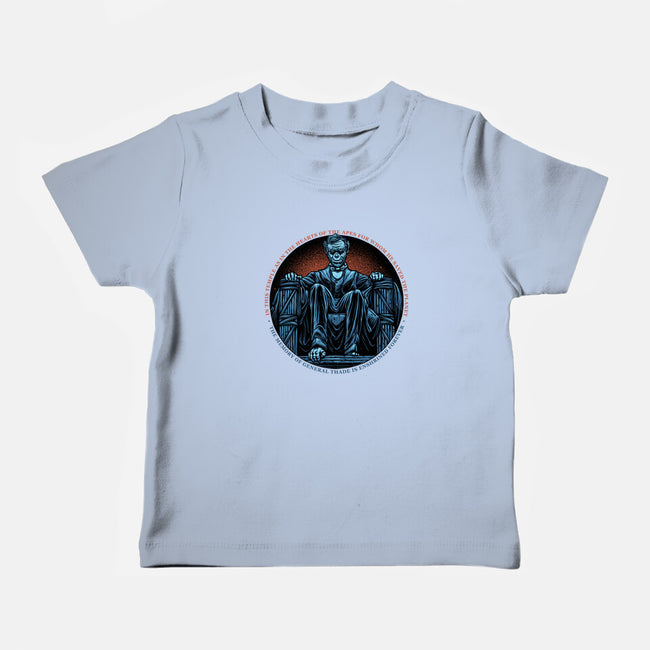 Welcome To A New Kingdom-Baby-Basic-Tee-glitchygorilla