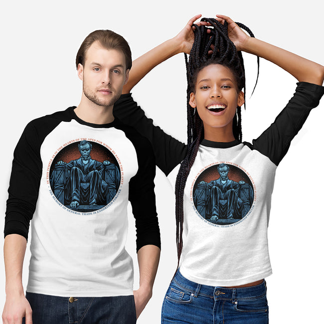 Welcome To A New Kingdom-Unisex-Baseball-Tee-glitchygorilla