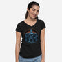 Welcome To A New Kingdom-Womens-V-Neck-Tee-glitchygorilla