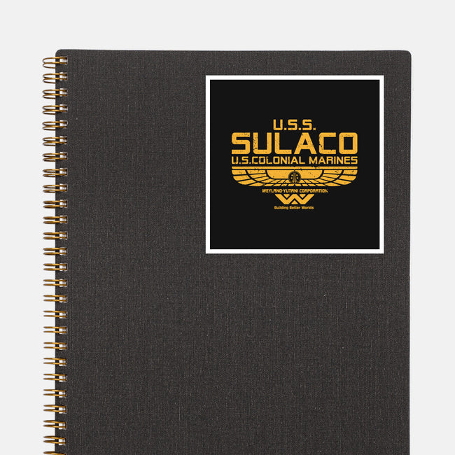 USS Sulaco-None-Glossy-Sticker-DrMonekers