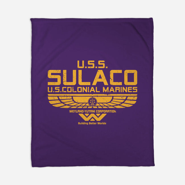 USS Sulaco-None-Fleece-Blanket-DrMonekers