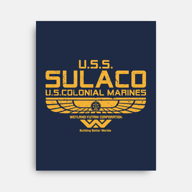 USS Sulaco-None-Stretched-Canvas-DrMonekers