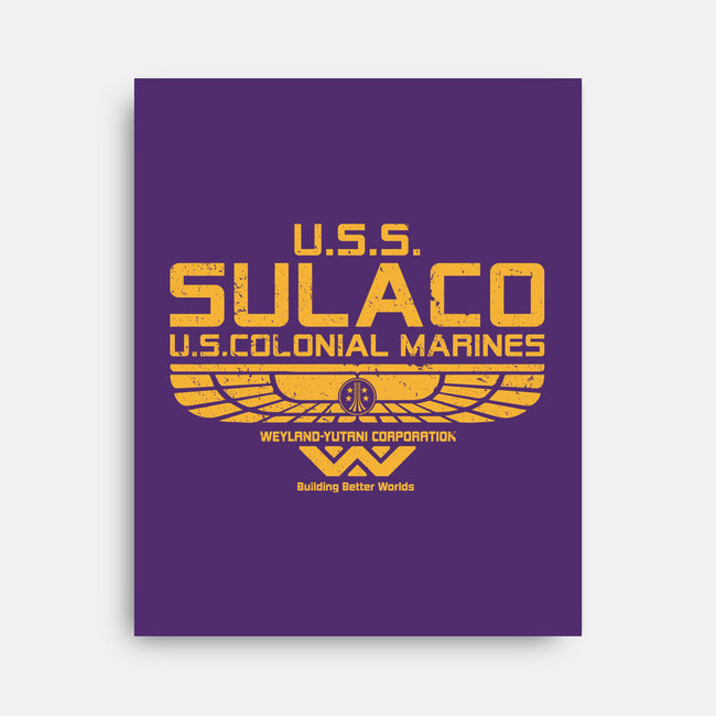 USS Sulaco-None-Stretched-Canvas-DrMonekers