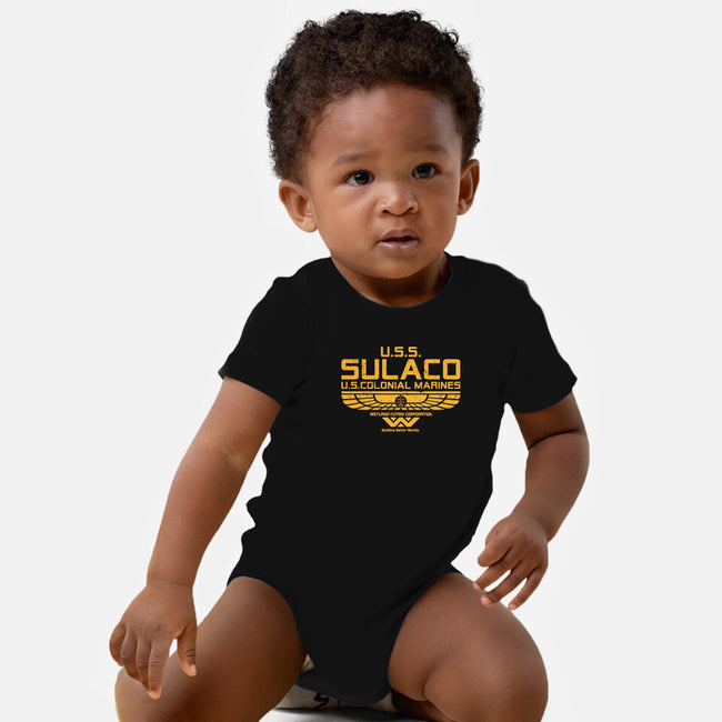 USS Sulaco-Baby-Basic-Onesie-DrMonekers