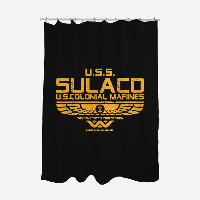 USS Sulaco-None-Polyester-Shower Curtain-DrMonekers