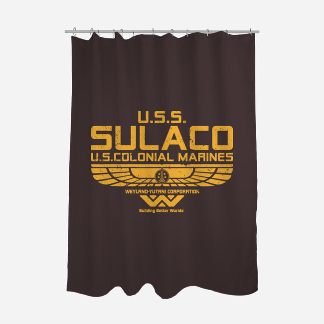 USS Sulaco-None-Polyester-Shower Curtain-DrMonekers