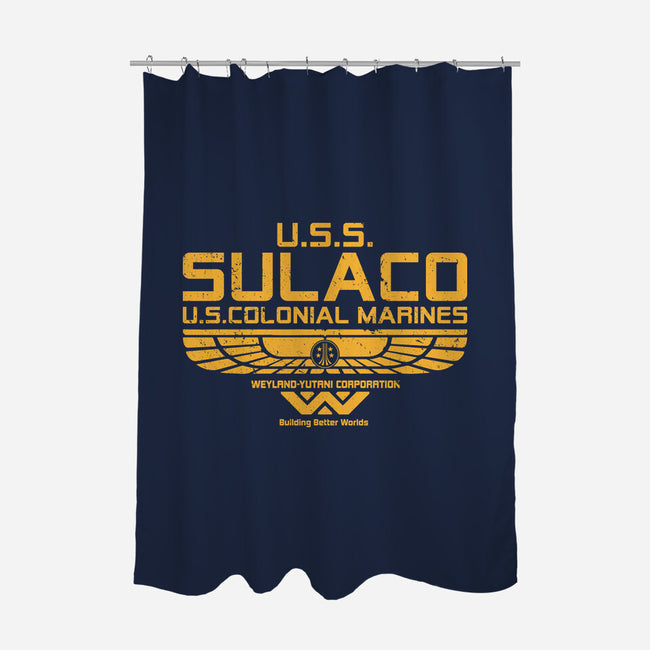 USS Sulaco-None-Polyester-Shower Curtain-DrMonekers