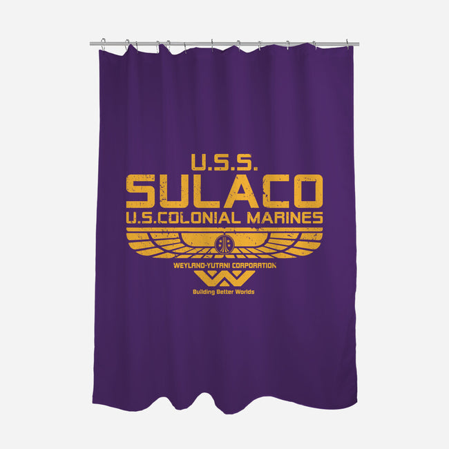 USS Sulaco-None-Polyester-Shower Curtain-DrMonekers